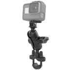RAM u bout dubbele kogel montage met actie camera adapter kort - RAM Mounts RAM-B-149Z-A-GOP1U