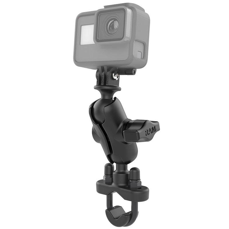 RAM u bout dubbele kogel montage met actie camera adapter kort - RAM Mounts RAM-B-149Z-A-GOP1U