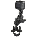 RAM U-Bout Dubbele Kogel Montage met Actie Camera Adapter - Kort - RAM Mounts RAM-B-149Z-A-GOP1U afbeelding 2