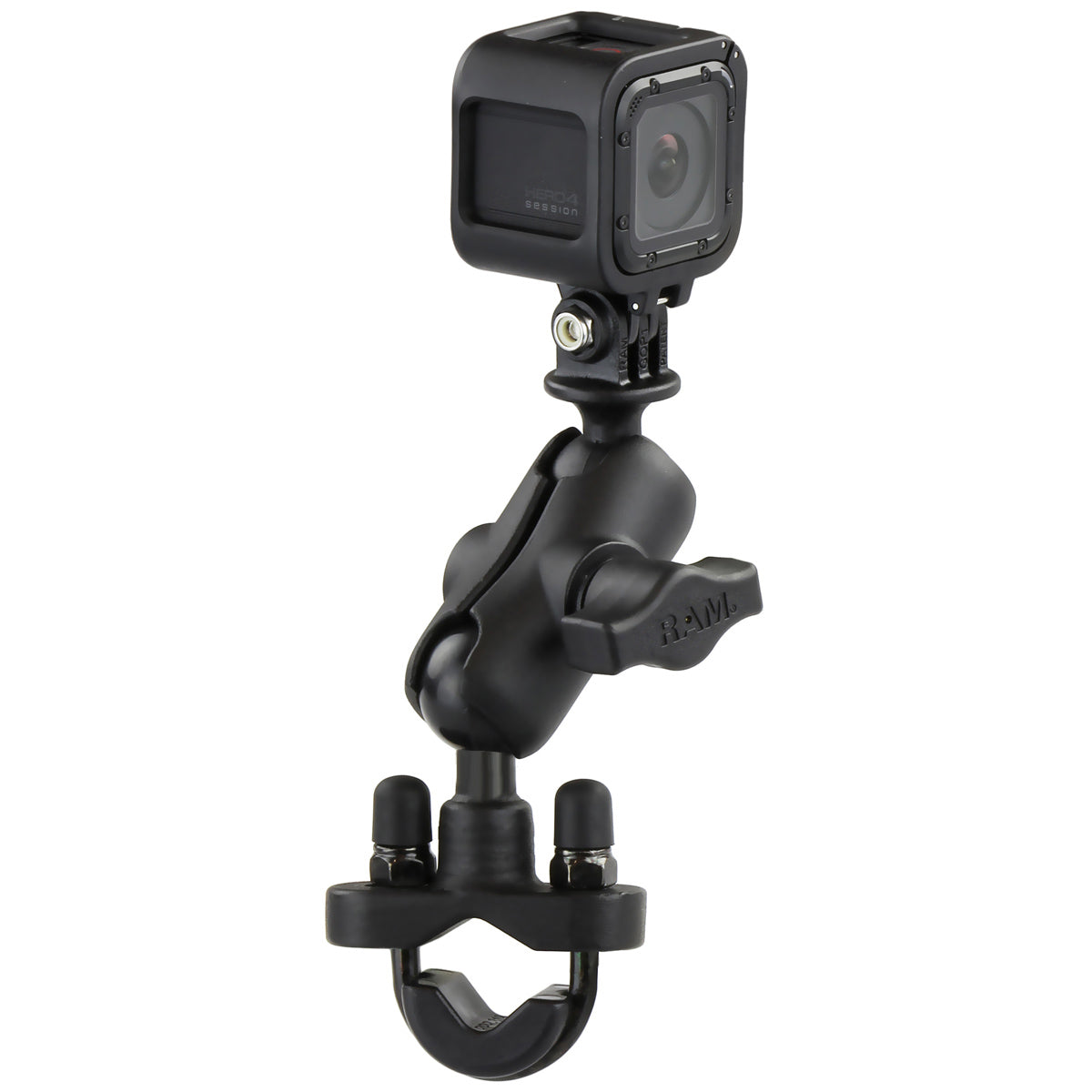 RAM U-Bout Dubbele Kogel Montage met Actie Camera Adapter - Kort - RAM Mounts RAM-B-149Z-A-GOP1U afbeelding 2