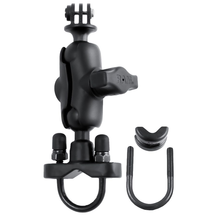 RAM U-Bout Dubbele Kogel Montage met Actie Camera Adapter - Kort - RAM Mounts RAM-B-149Z-A-GOP1U afbeelding 3