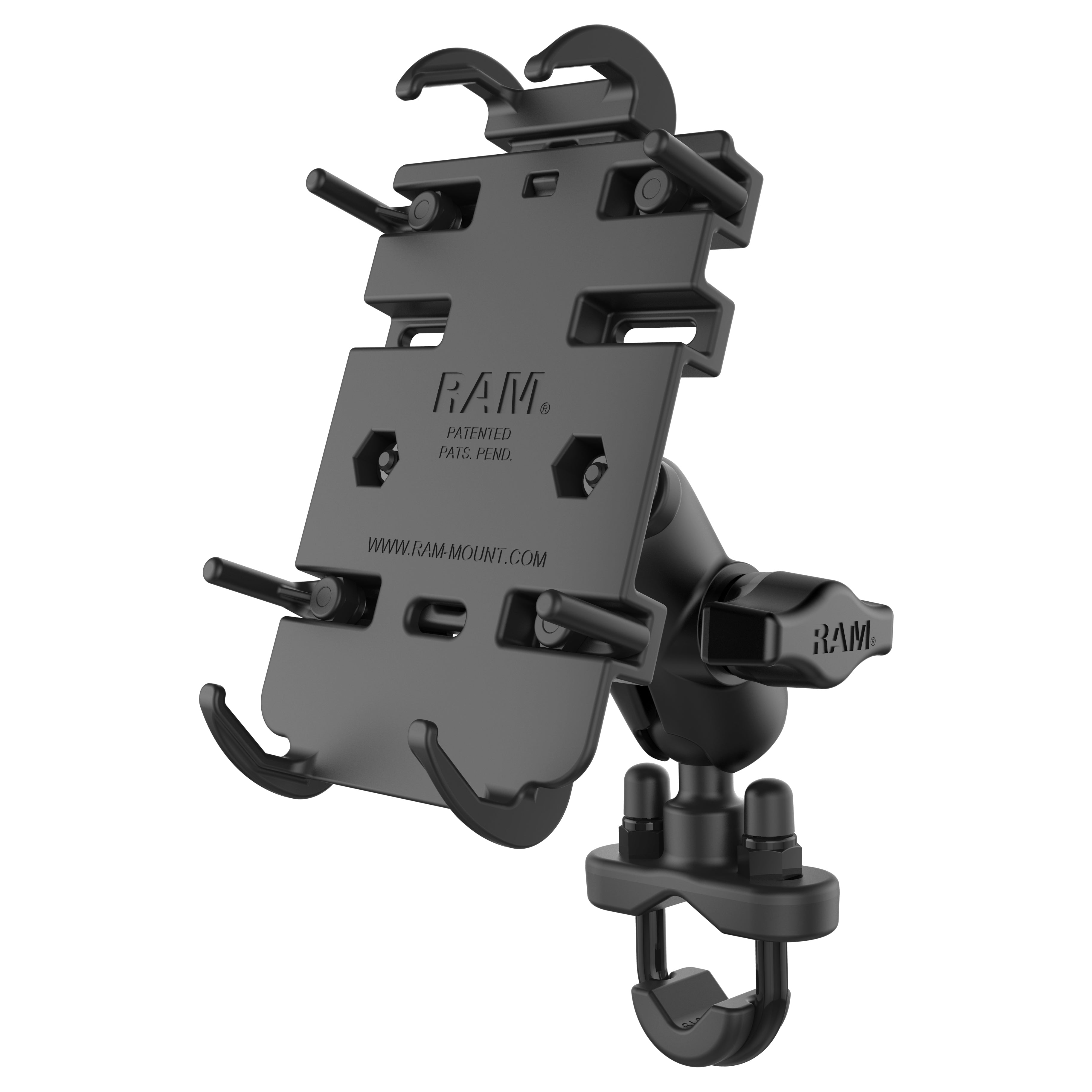RAM Quick-Grip™ Telefoonhouder met stuur U-Bout Basis - Kort - RAM Mounts RAM-B-149Z-A-PD3U afbeelding 1