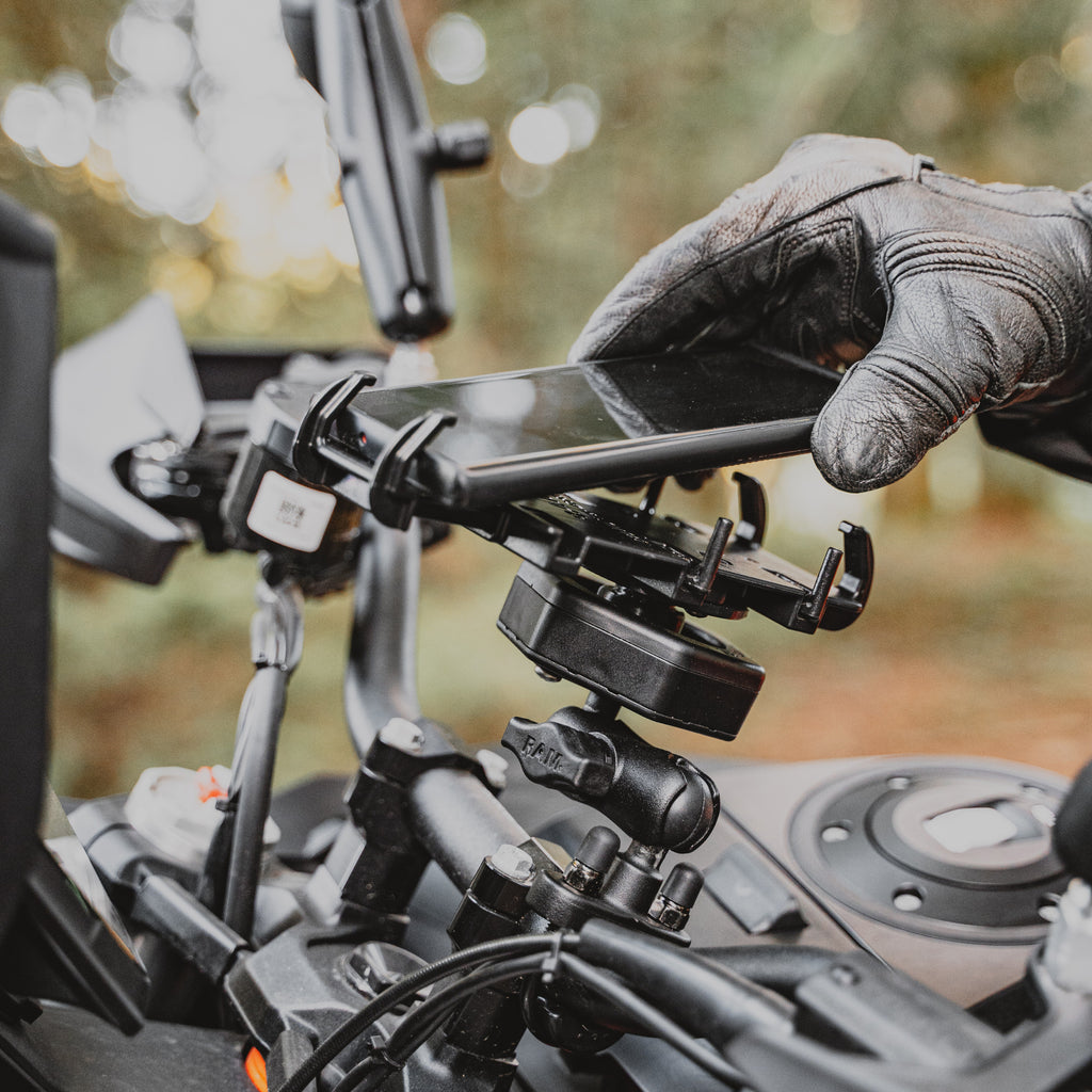 RAM Quick-Grip™ XL Telefoonhouder met Vibe-Safe™ Adapter & Kogelmontage - RAM Mounts RAM-HOL-PD4-462B afbeelding 7