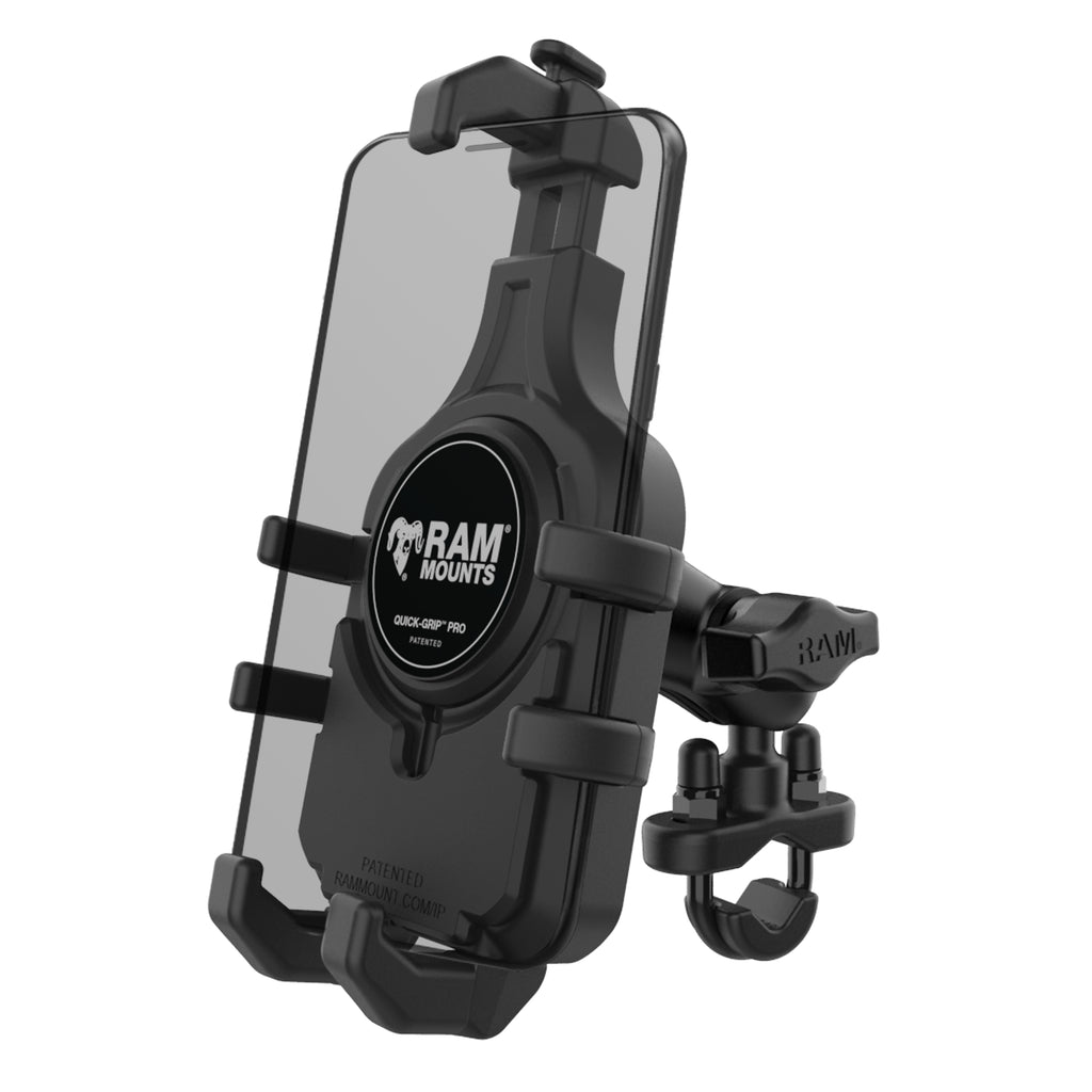 RAM quick griptrade pro telefoonhouder met stuur u beugel basis kort - RAM Mounts RAM-B-149Z-A-PD5U