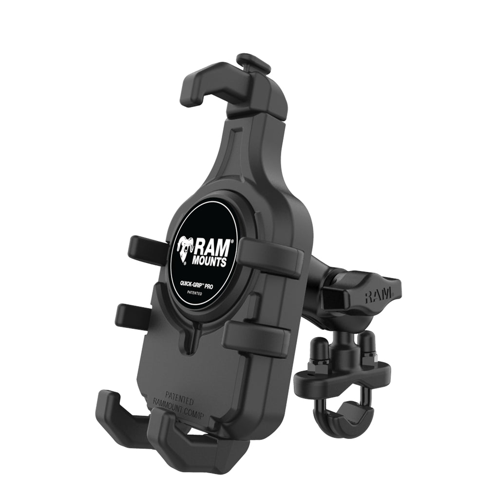 RAM Quick-Grip™ Pro Telefoonhouder met Stuur U-Beugel Basis - Kort - RAM Mounts RAM-B-149Z-A-PD5U afbeelding 2