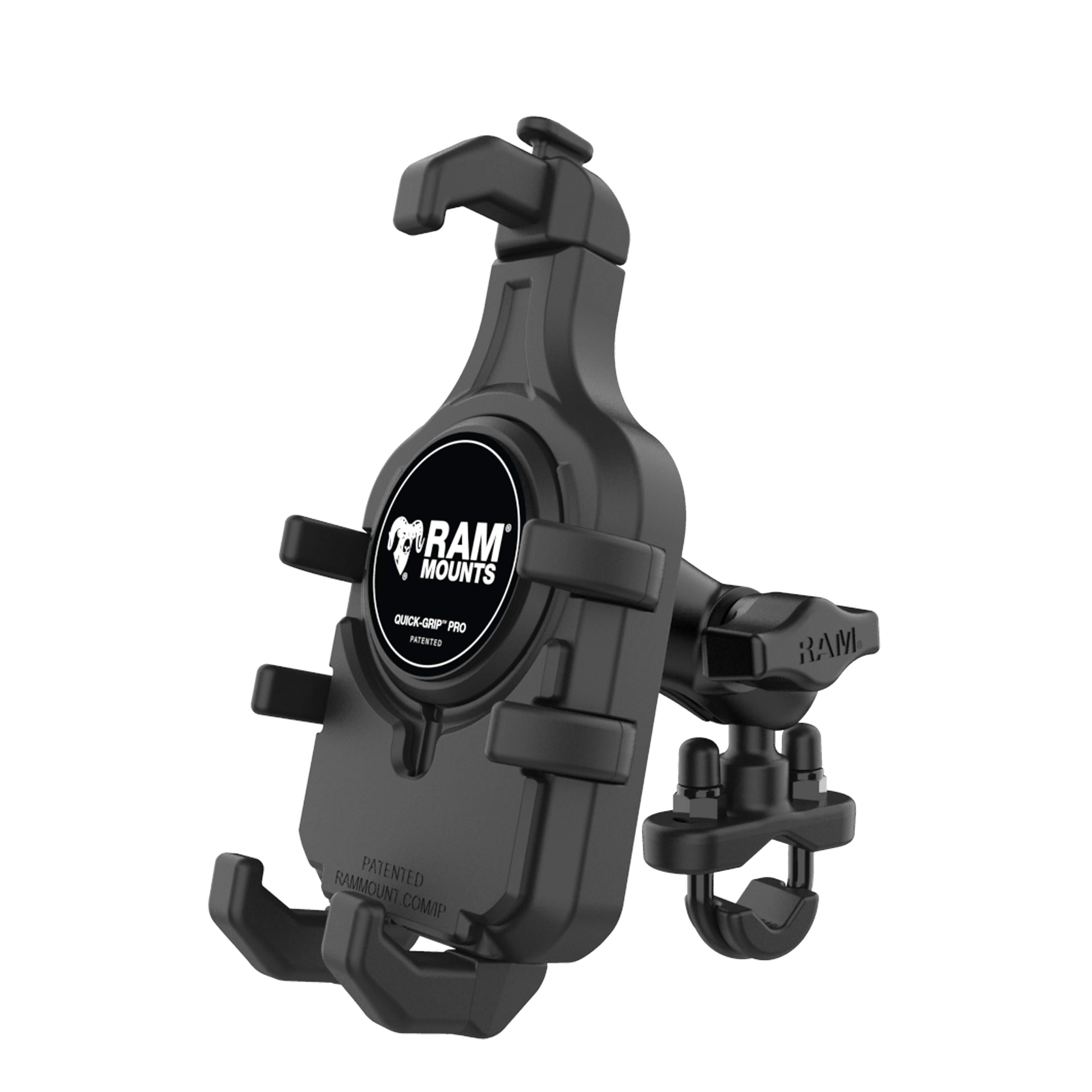 RAM Quick-Grip™ Pro Telefoonhouder met Stuur U-Beugel Basis - Kort - RAM Mounts RAM-B-149Z-A-PD5U afbeelding 2