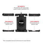 RAM Quick-Grip™ Pro XL Telefoonbevestiging met Stuur U-Bolt Basis - Kort - RAM Mounts RAM-B-149Z-A-PD7U afbeelding 5