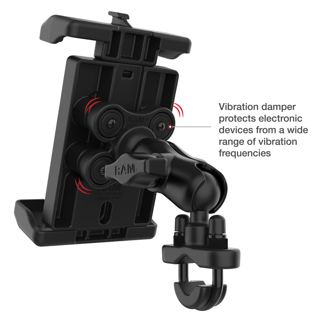 RAM Quick-Grip™ Pro XL Trillingdempende Telefoonbevestiging met U-bout basis - RAM Mounts RAM-B-149Z-A-PD7VU afbeelding 3