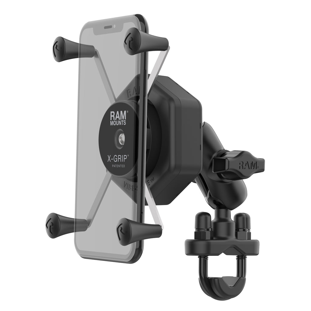 RAM X-Grip grote telefoonhouder met vibe safe u bout basis korte arm - RAM Mounts RAM-B-149Z-A-UN10-462