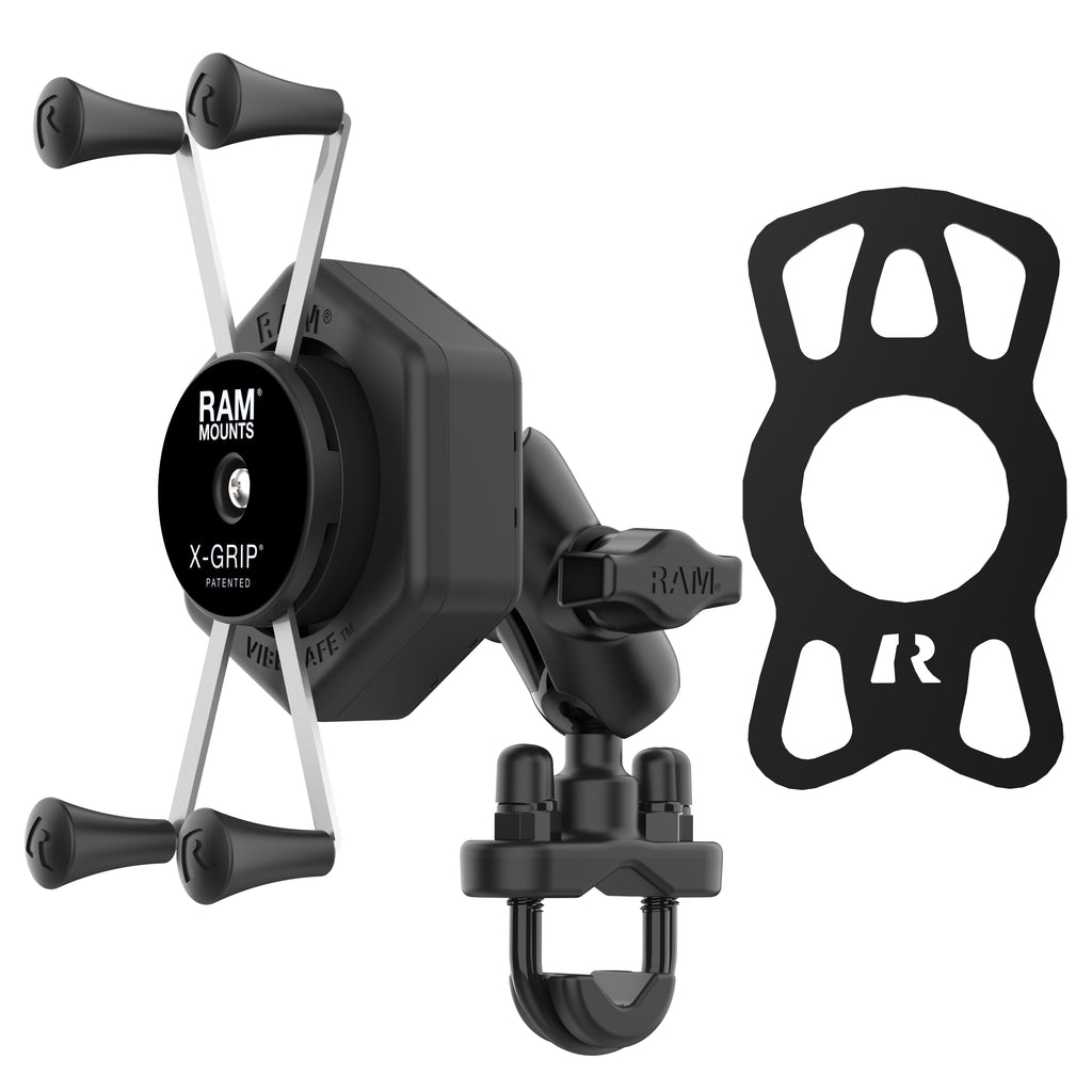 RAM X-Grip® Grote Telefoonhouder met Vibe-Safe™ & U-Bout Basis - Korte Arm - RAM Mounts RAM-B-149Z-A-UN10-462 afbeelding 2