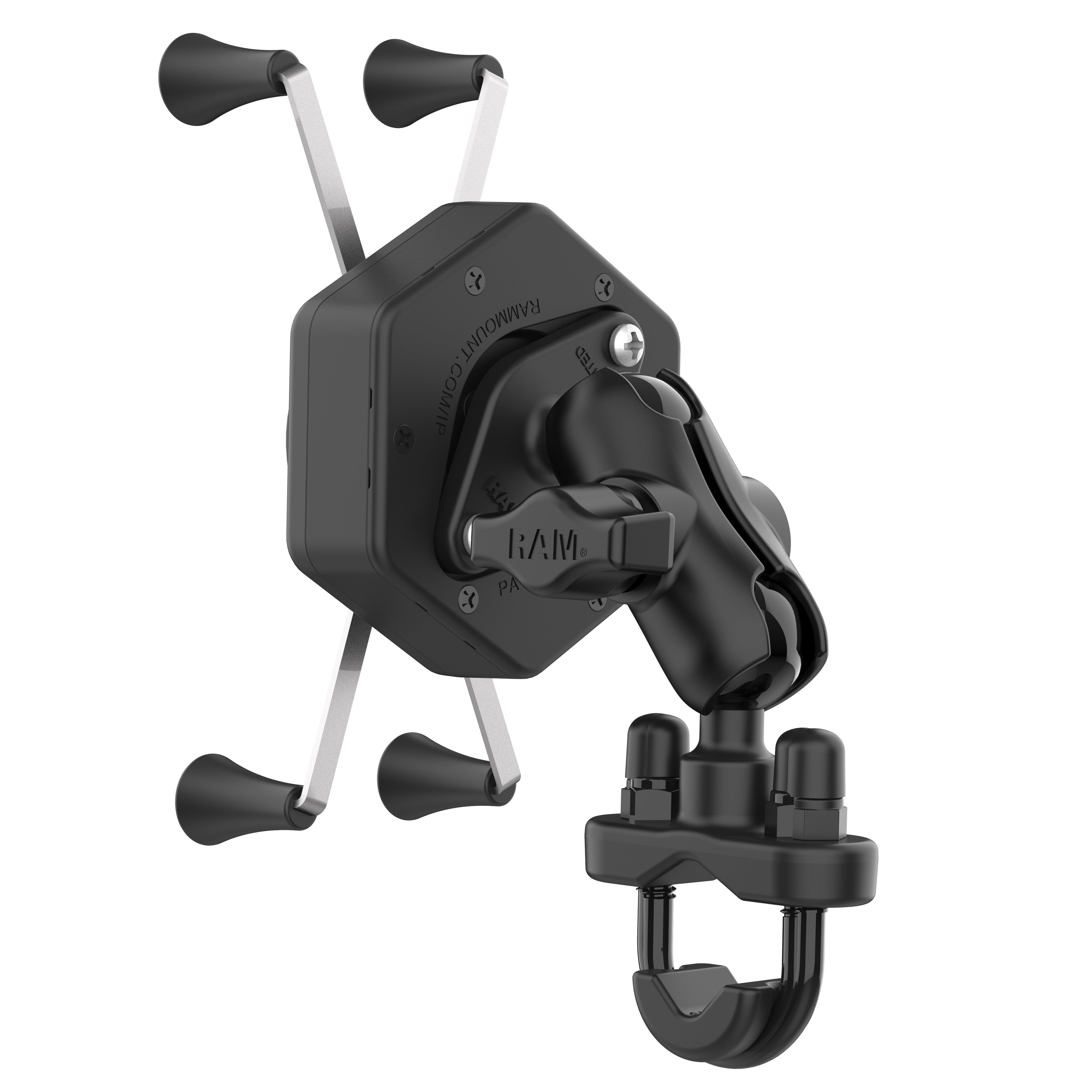 RAM X-Grip® Grote Telefoonhouder met Vibe-Safe™ & U-Bout Basis - Korte Arm - RAM Mounts RAM-B-149Z-A-UN10-462 afbeelding 3