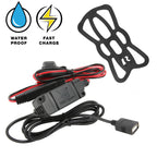 RAM Tough-Charge™ 15W Waterdichte Draadloze Oplaad Motorfietshouder - RAM Mounts RAM-B-149Z-A-UN12W-V7M-1 afbeelding 6