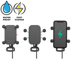 RAM Tough-Charge™ Waterdichte Draadloze Oplaad Motorfiets Montage - RAM Mounts RAM-B-149Z-A-UN12W-V7M afbeelding 2