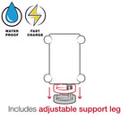 RAM Tough-Charge™ Waterdichte Draadloze Oplaad Motorfiets Montage - RAM Mounts RAM-B-149Z-A-UN12W-V7M afbeelding 9