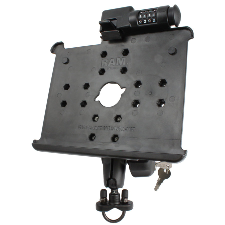 RAM latch n lock voor Apple iPad gen 1 2 met stuur u bout base - RAM Mounts RAM-B-149Z-AP8LU