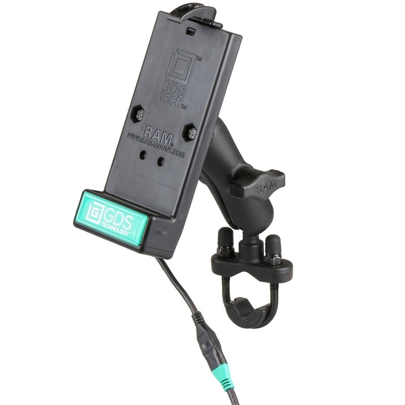 GDS® Universele Telefoon Dock met Stuurbevestigings U-Bolt Base voor IntelliSkin® - RAM Mounts RAM-B-149Z-GDS-DOCK-V1U afbeelding 1