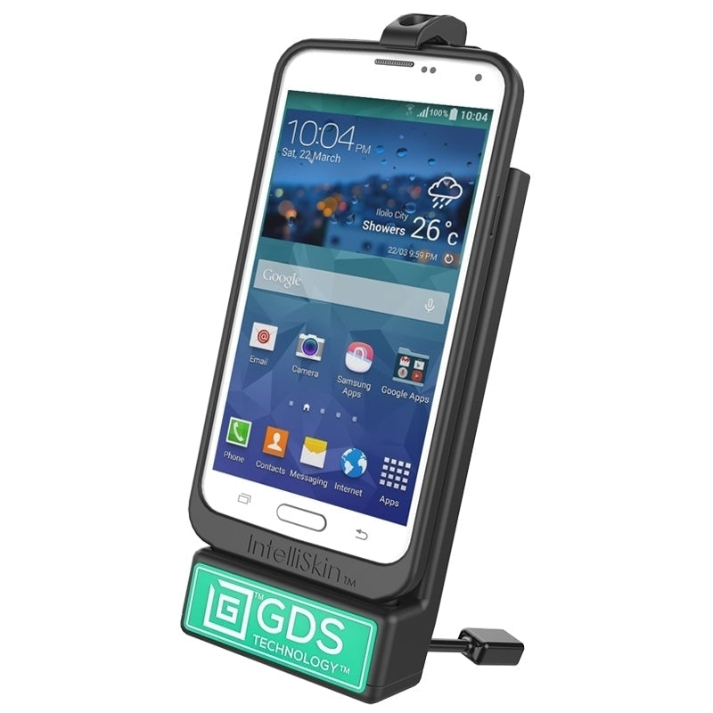 GDS® Universele Telefoon Dock met Stuurbevestigings U-Bolt Base voor IntelliSkin® - RAM Mounts RAM-B-149Z-GDS-DOCK-V1U afbeelding 2
