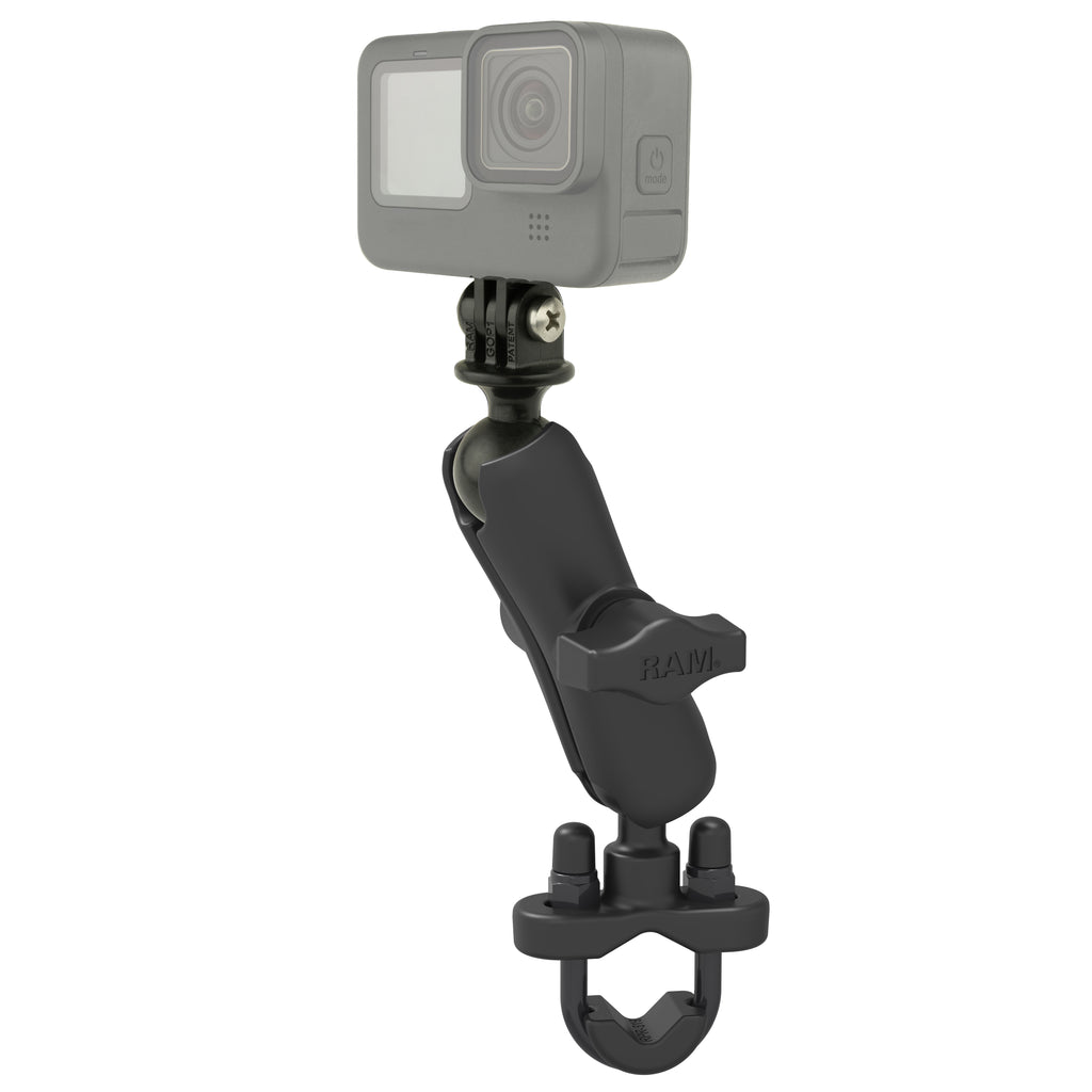 RAM u bout dubbele kogel montage met actie camera adapter medium - RAM Mounts RAM-B-149Z-GOP1U