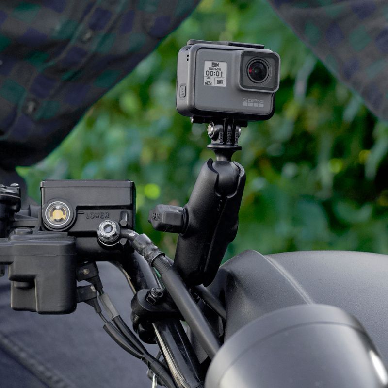 RAM U-Bout Dubbele Kogel Montage met Actie Camera Adapter - Medium - RAM Mounts RAM-B-149Z-GOP1U afbeelding 4
