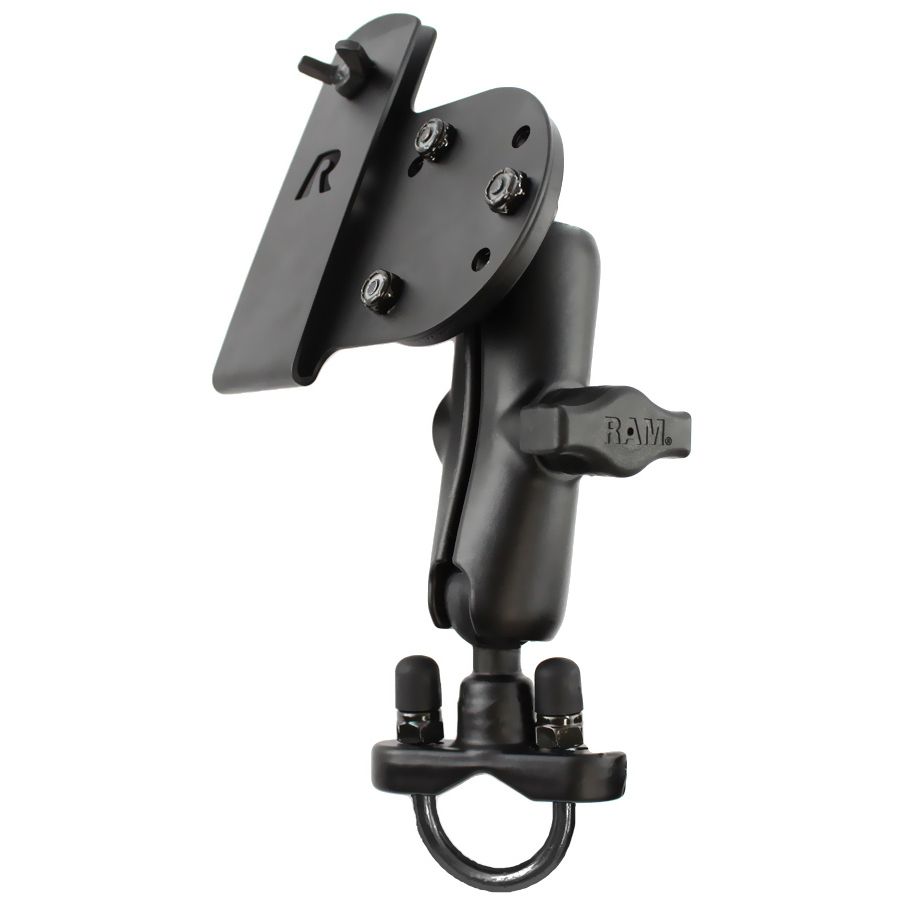 RAM Stuur U-Bout Dubbele Bal Montage met Pistool Holster Clip - RAM Mounts RAM-B-149Z-GUN1U afbeelding 1