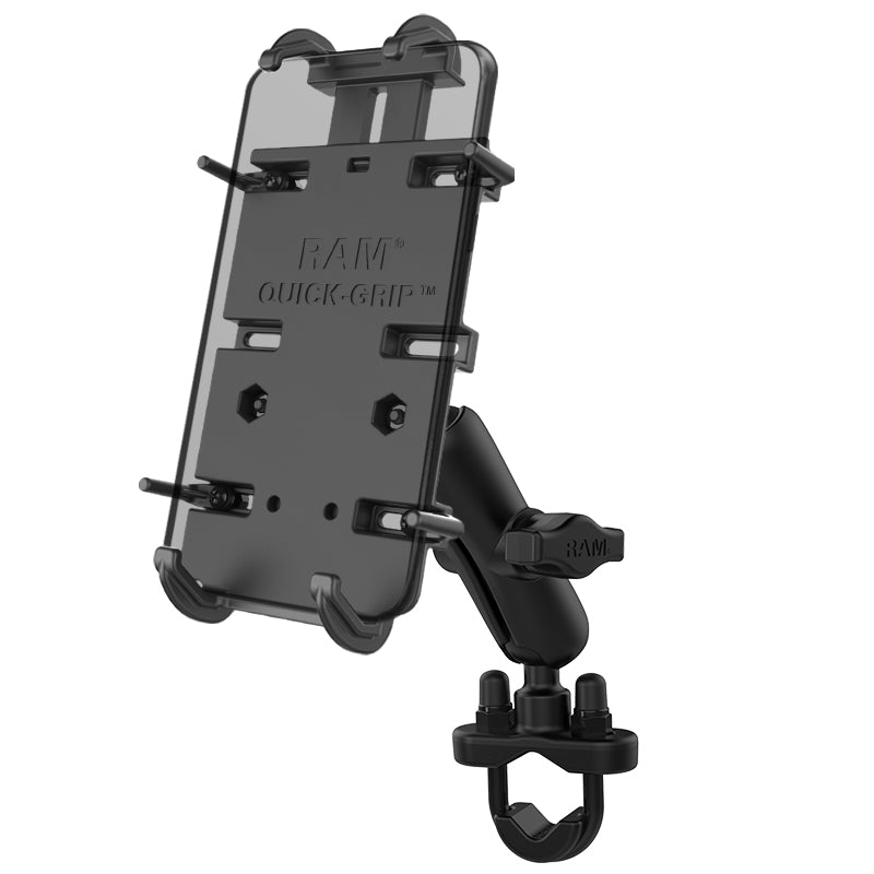 RAM quick grip xl telefoonhouder met stuur u bout basis medium - RAM Mounts RAM-B-149Z-PD4U