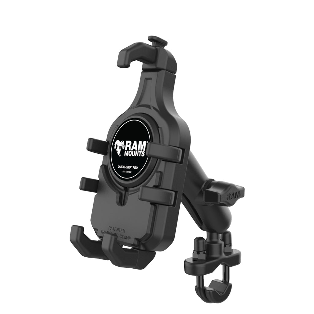 RAM Quick-Grip™ Pro Telefoonbevestiging met Stuurpen U-Bolt Basis - Medium - RAM Mounts RAM-B-149Z-PD5U afbeelding 2