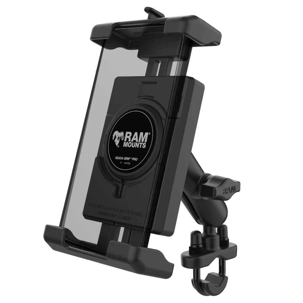 RAM quick griptrade pro xl telefoon stuurbevestiging met U-bolt basis medium - RAM Mounts RAM-B-149Z-PD7U