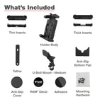 RAM Quick-Grip™ Pro XL Telefoon Stuurbevestiging met U-Bolt Basis - Medium - RAM Mounts RAM-B-149Z-PD7U afbeelding 7