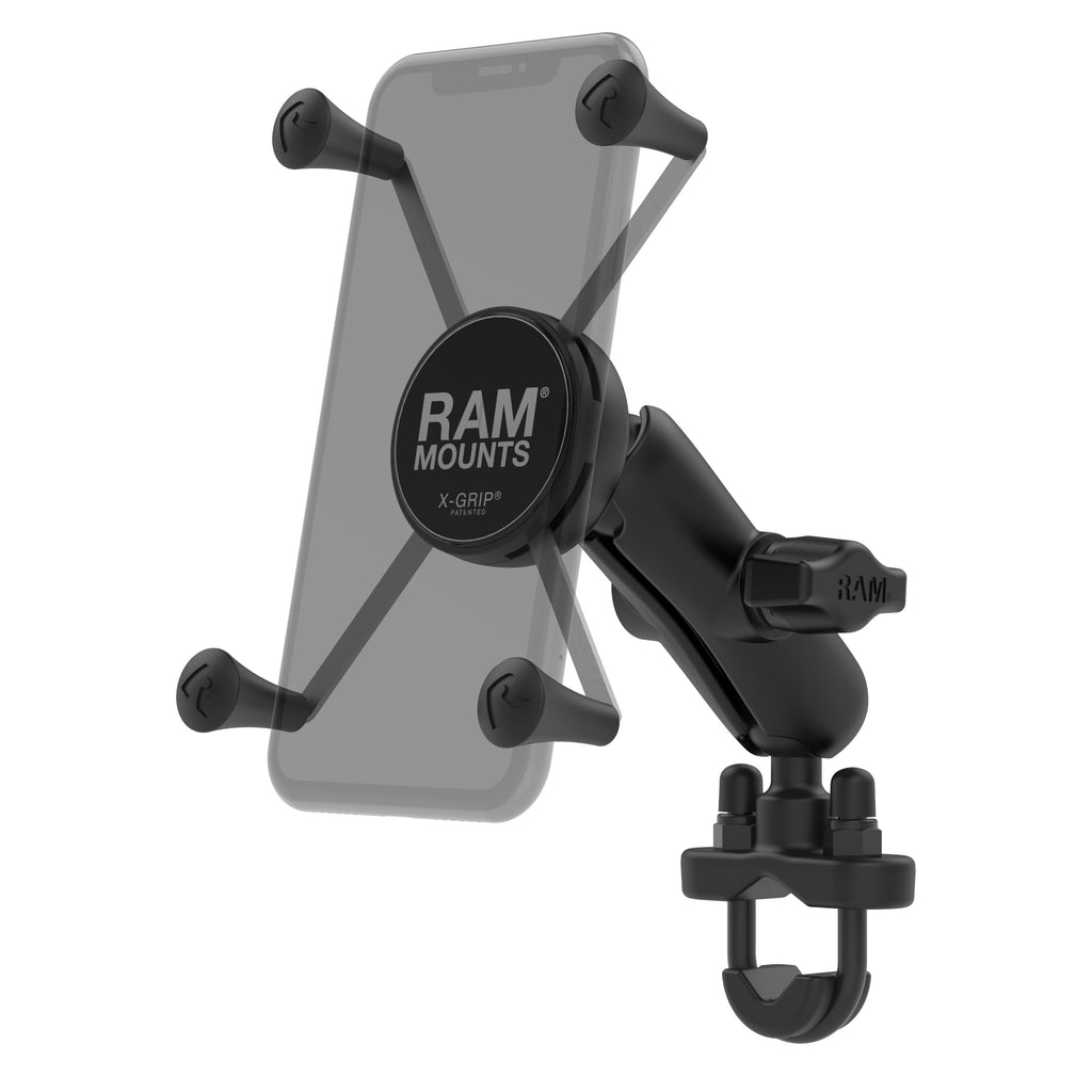 RAM X-Grip grote telefoonhouder met stuur u bout basis medium - RAM Mounts RAM-B-149Z-UN10U