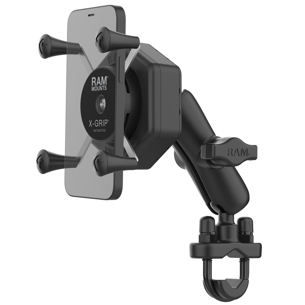 RAM X-Grip® Telefoonhouder met Vibe-Safe™ & U-Bolt Base - Medium - RAM Mounts RAM-B-149Z-UN7-462 afbeelding 1