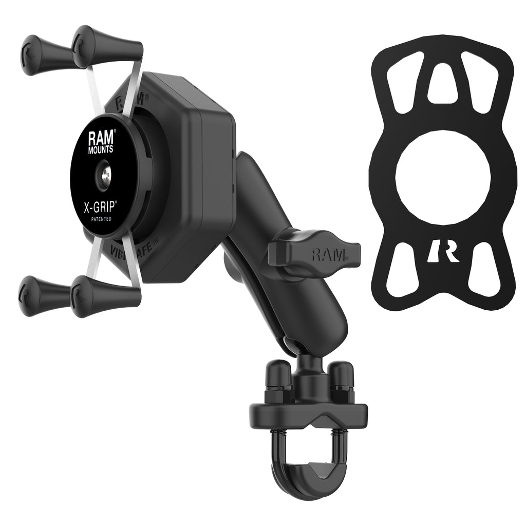 RAM X-Grip® Telefoonhouder met Vibe-Safe™ & U-Bolt Base - Medium - RAM Mounts RAM-B-149Z-UN7-462 afbeelding 2