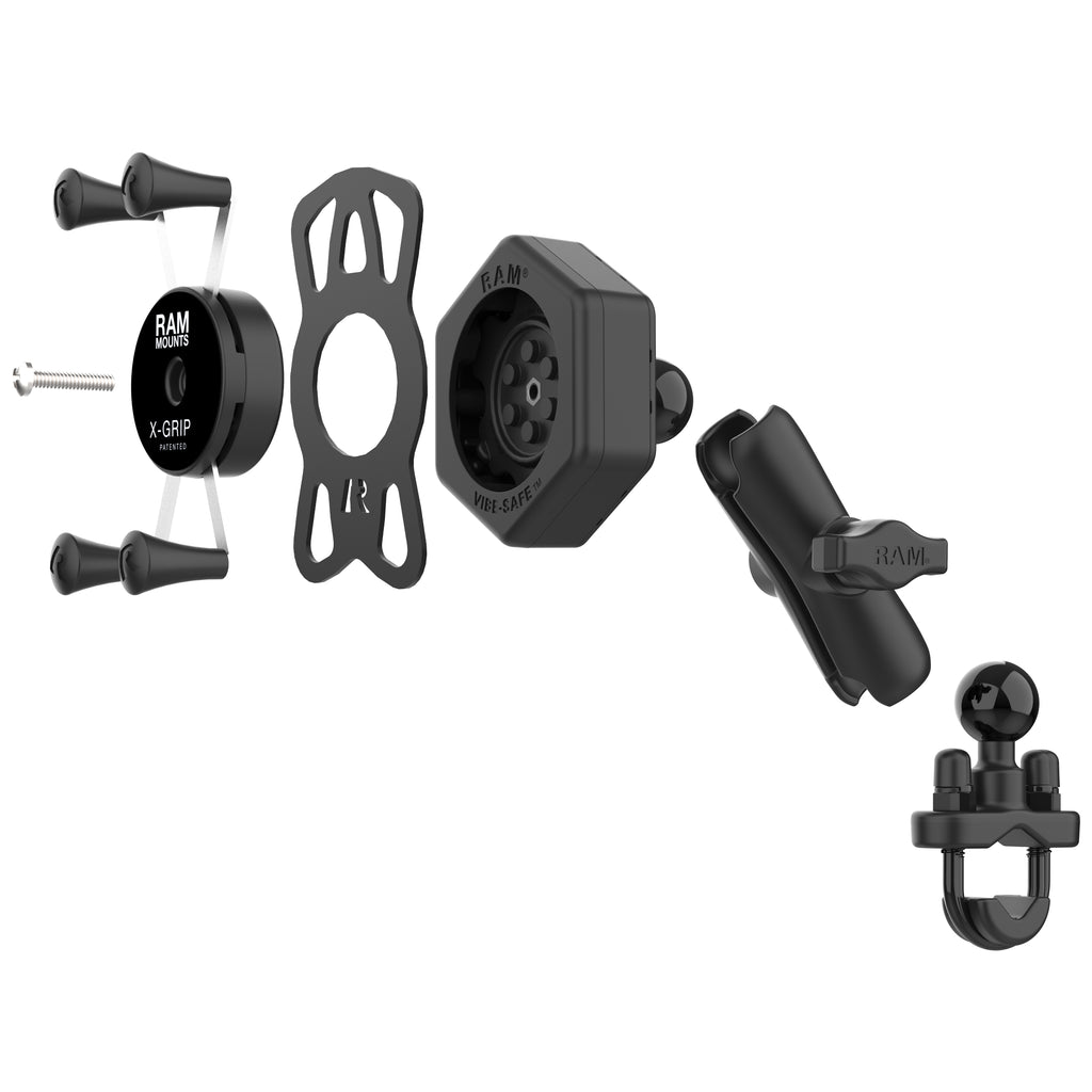 RAM X-Grip® Telefoonhouder met Vibe-Safe™ & U-Bolt Base - Medium - RAM Mounts RAM-B-149Z-UN7-462 afbeelding 4