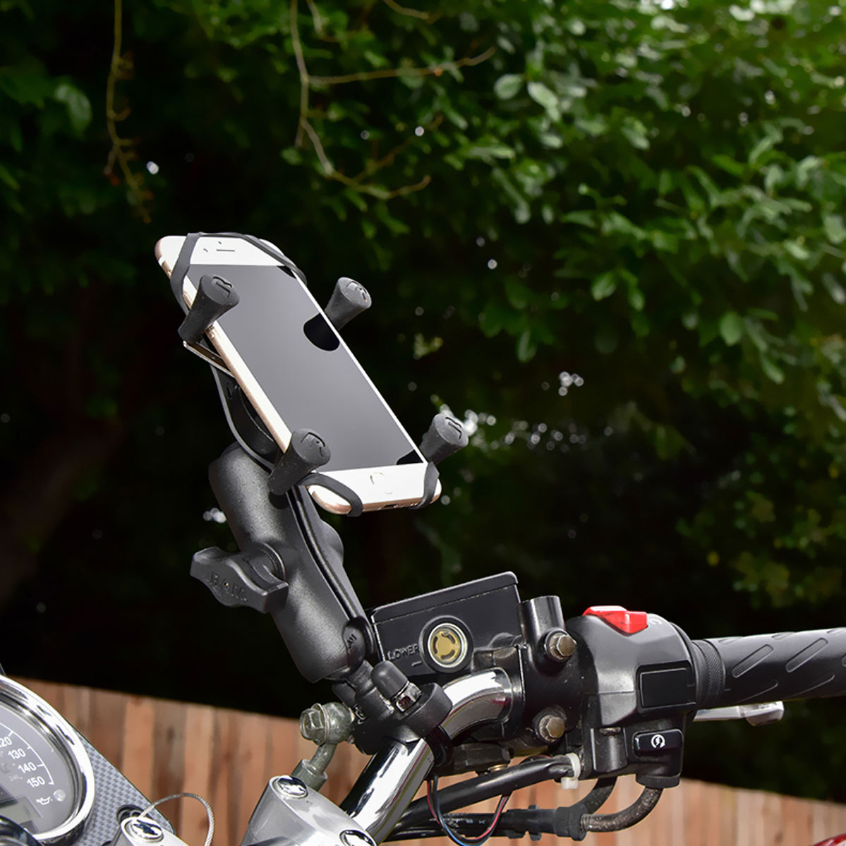 RAM X-Grip® Telefoonhouder met stuur U-Bout Basis - Medium - RAM Mounts RAM-B-149Z-UN7U afbeelding 4