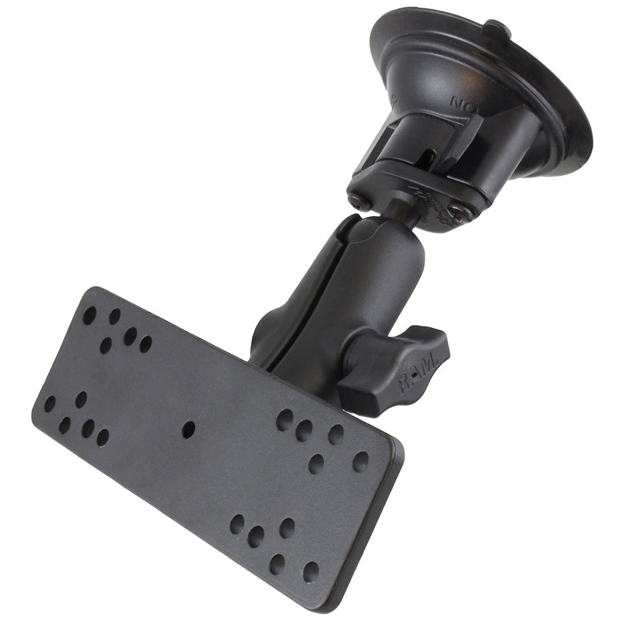 RAM twist lock zuignapbevestiging met elektronische plaat medium - RAM Mounts RAM-B-166-111U