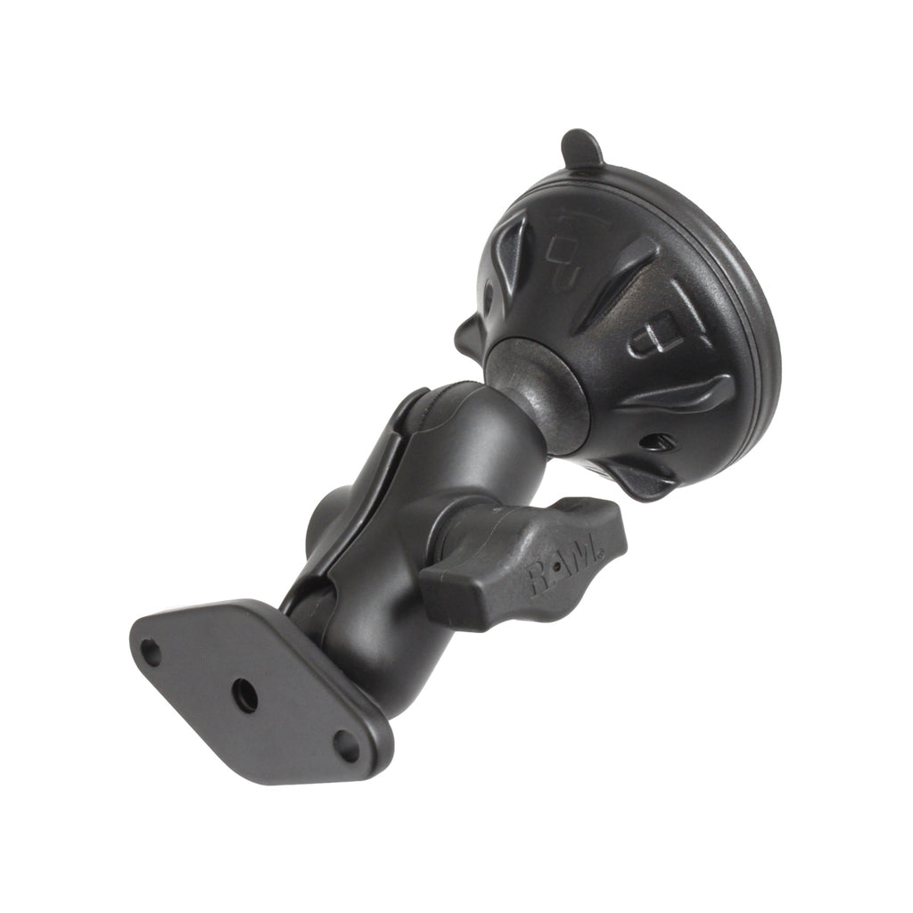 RAM Twist-Lock™ Dubbele Bal Mount met kleine zuignap - RAM Mounts RAM-B-166-2-AU afbeelding 1