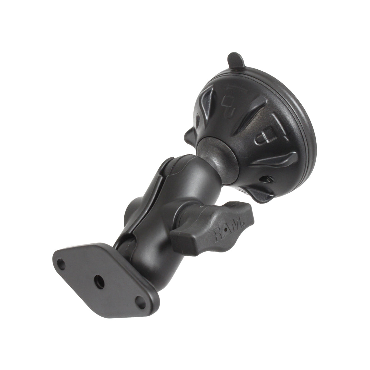 RAM Twist-Lock™ Dubbele Bal Mount met kleine zuignap - RAM Mounts RAM-B-166-2-AU afbeelding 1