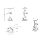 RAM Twist-Lock™ Dubbele Balhouder met Ronde Plaat - Medium - RAM Mounts RAM-B-166-202U afbeelding 3