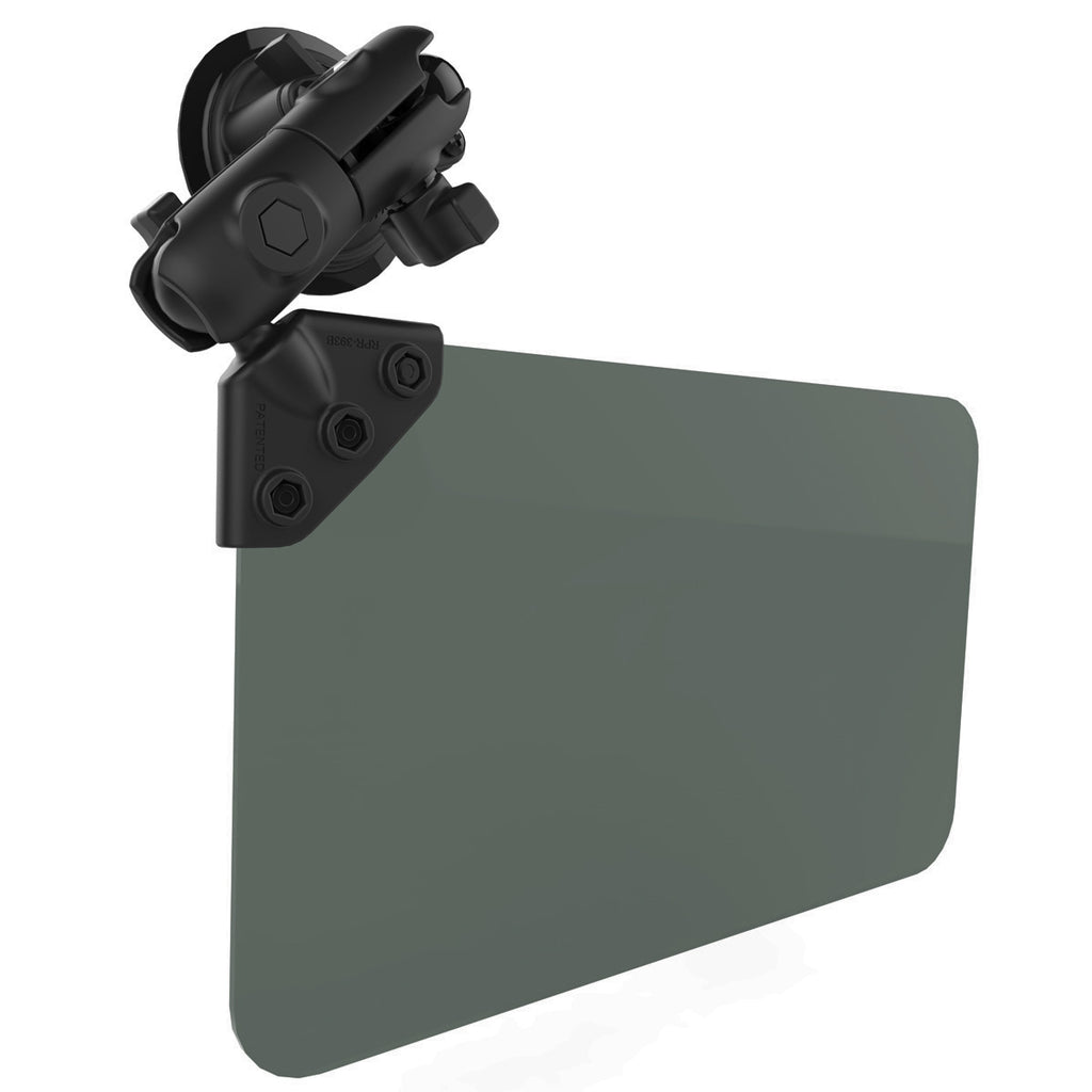 RAM Twist-Lock™ Zuigcupbevestiging met draaibare socketarm & zonnescherm - RAM Mounts RAM-B-166-326-VIS-G1U afbeelding 2