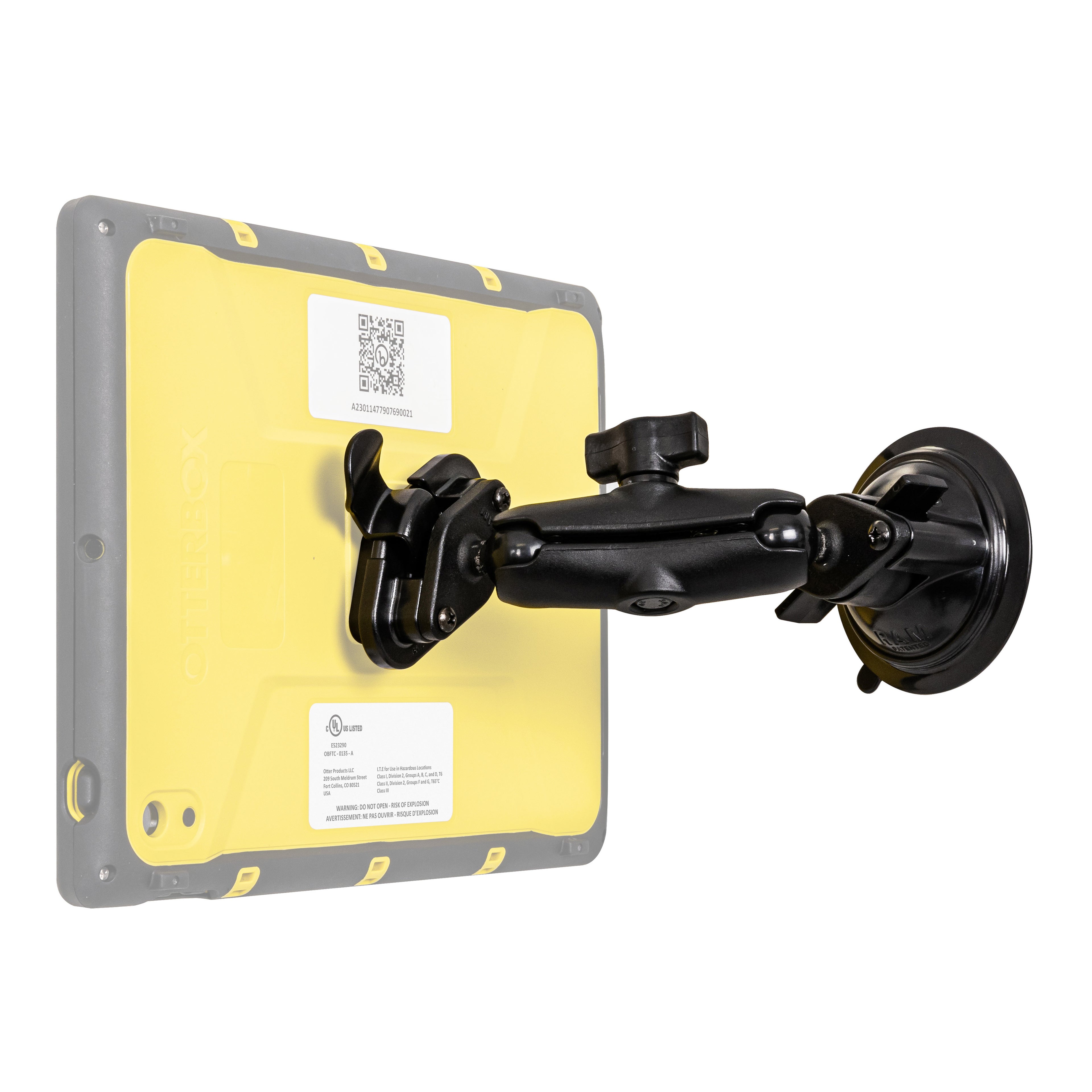 RAM Twist-Lock™ Zuigcupbevestiging met EZY-Mount™ Quick Release Adapter - RAM Mounts RAM-B-166-326U afbeelding 3