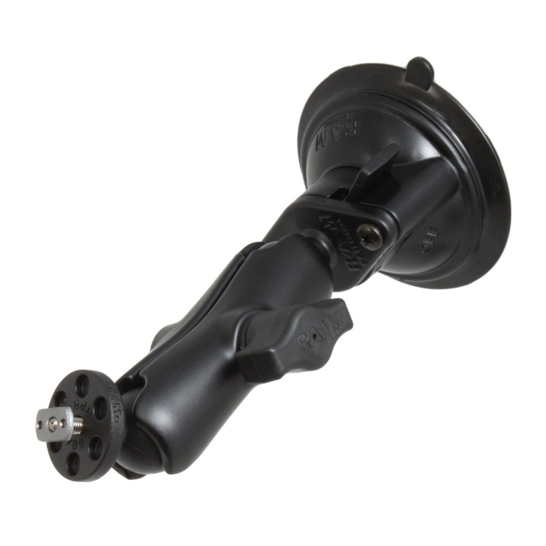 RAM Twist-Lock™ Zuignapbevestiging met plat paneeladapter - RAM Mounts RAM-B-166-375U afbeelding 1
