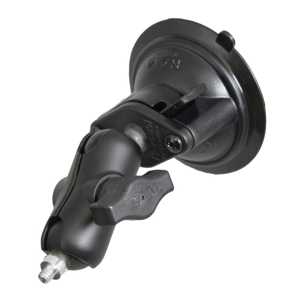 RAM Twist-Lock™ Zuignapbevestiging met 1/4 "-20 geschroefde paal - Kort - RAM Mounts RAM-B-166-A-237U afbeelding 1