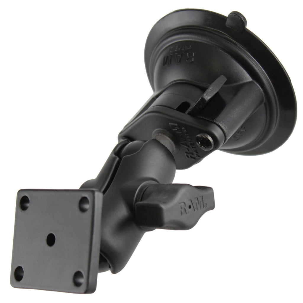 RAM Twist-Lock™ Dubbele Balhouder met AMPS Gatenpatroon - RAM Mounts RAM-B-166-A-347-DYN1U afbeelding 1