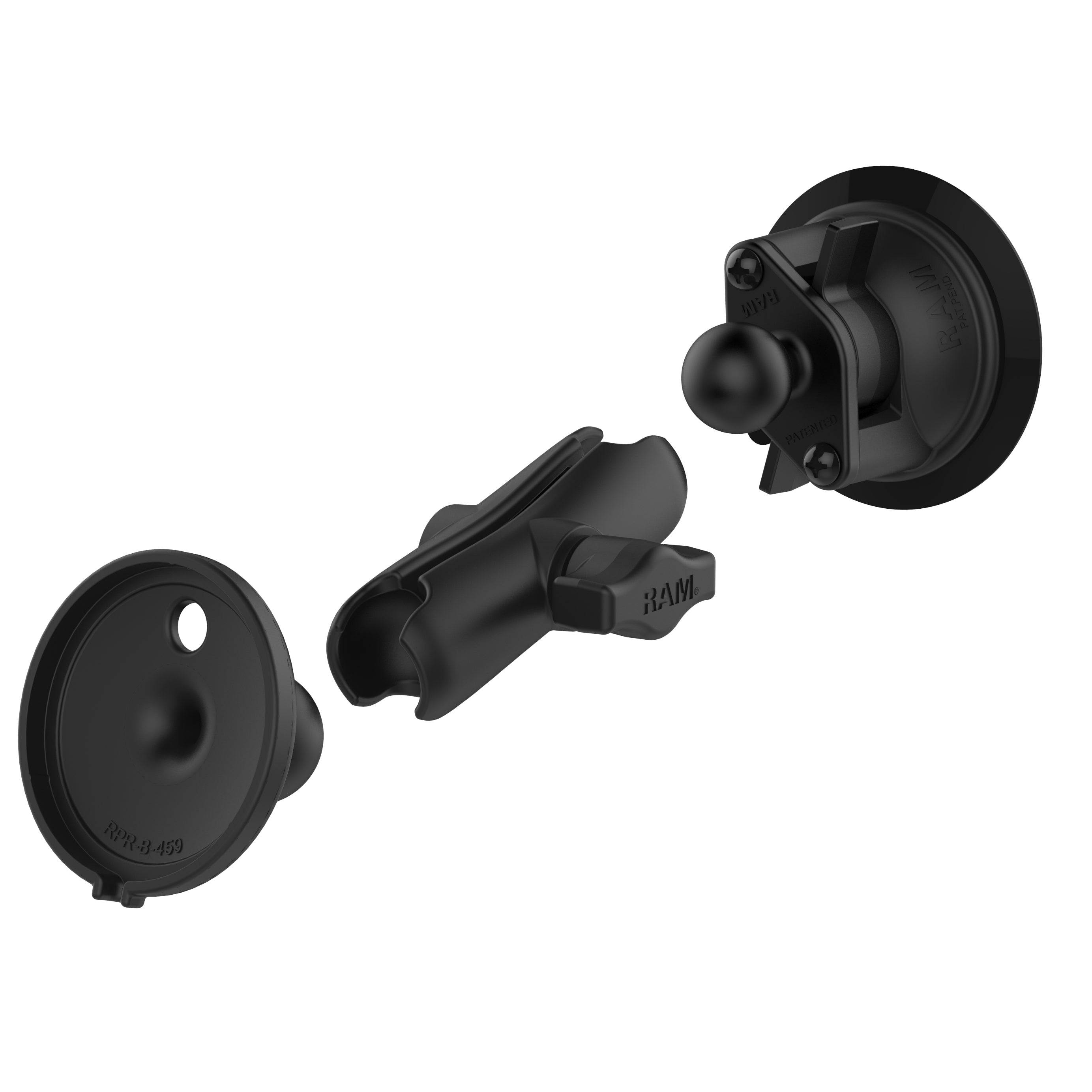RAM Twist-Lock™ Zuignapmontage voor Apple MagSafe (2020) - RAM Mounts RAM-B-166-AP-MAGU afbeelding 3