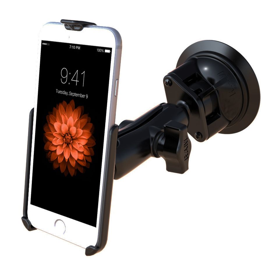 RAM Twist-Lock™ Zuignapbevestiging voor Apple iPhone 6 & 7 - RAM Mounts RAM-B-166-AP18U afbeelding 1
