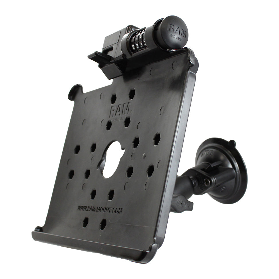 RAM latch n lock met RAM twist lock zuignap voor iPad gen 1 2 - RAM Mounts RAM-B-166-AP8LU