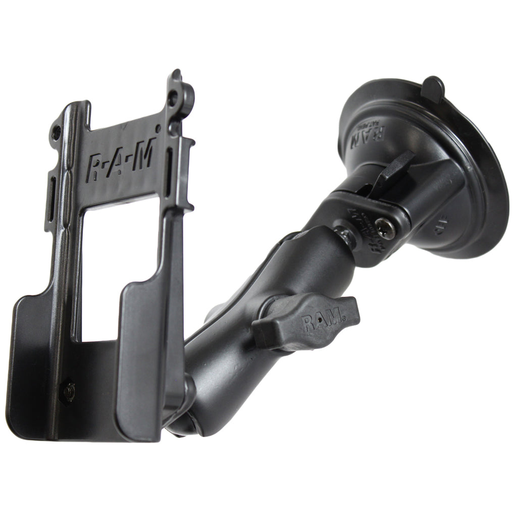 RAM Twist-Lock™ Zuigcupbevestiging met universele riemcliphouder - RAM Mounts RAM-B-166-BC1 afbeelding 1