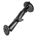 RAM Twist-Lock™ Dubbele Kogelbevestiging met Ronde Plaat - Lange Arm - RAM Mounts RAM-B-166-C-202U afbeelding 1