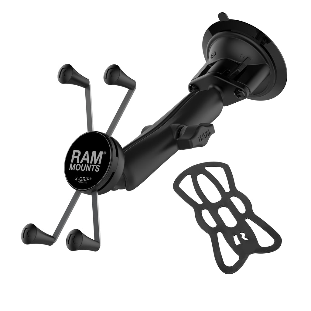 RAM X-Grip® Grote Telefoonhouder met Twist-Lock™ Zuignap - Lange Arm - RAM Mounts RAM-B-166-C-UN10U afbeelding 2