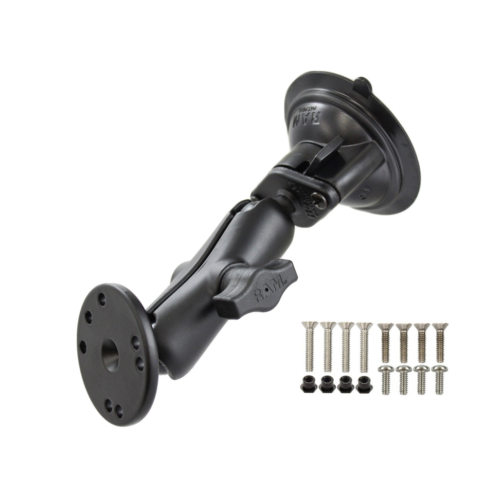 RAM Twist-Lock™ Zuigcuphouder voor Garmin GPSMAP 195 & 295 - RAM Mounts RAM-B-166-G1 afbeelding 1