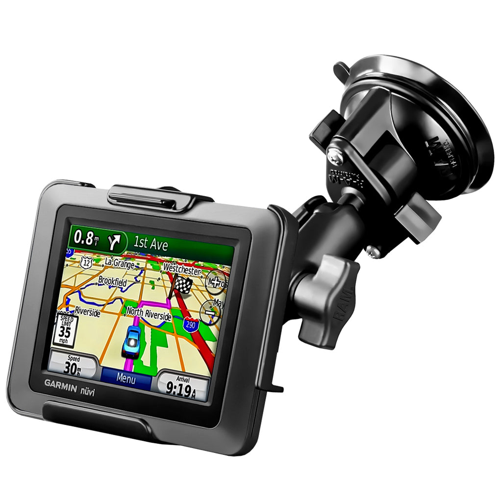 RAM twist lock zuigcupmontage voor garmin nuvi 220 zumo 220 meer - RAM Mounts RAM-B-166-GA32